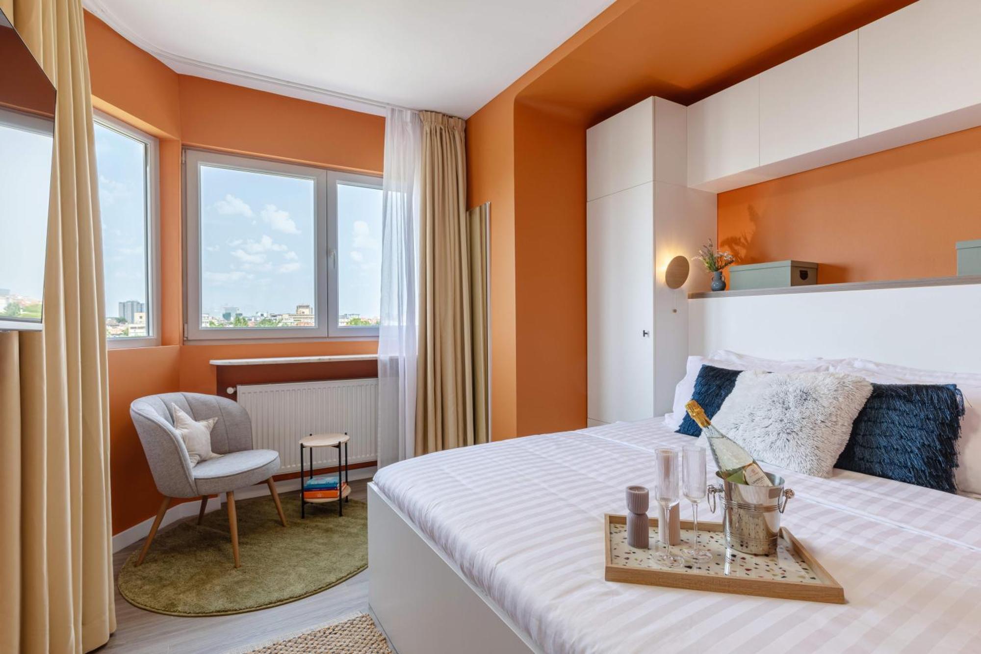 شقة Playful & Bright 1Br Near The Faculty Of Law بوخارست المظهر الخارجي الصورة